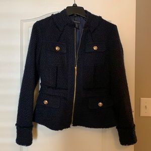 Military Inspire Navy Tweed INC Jacket